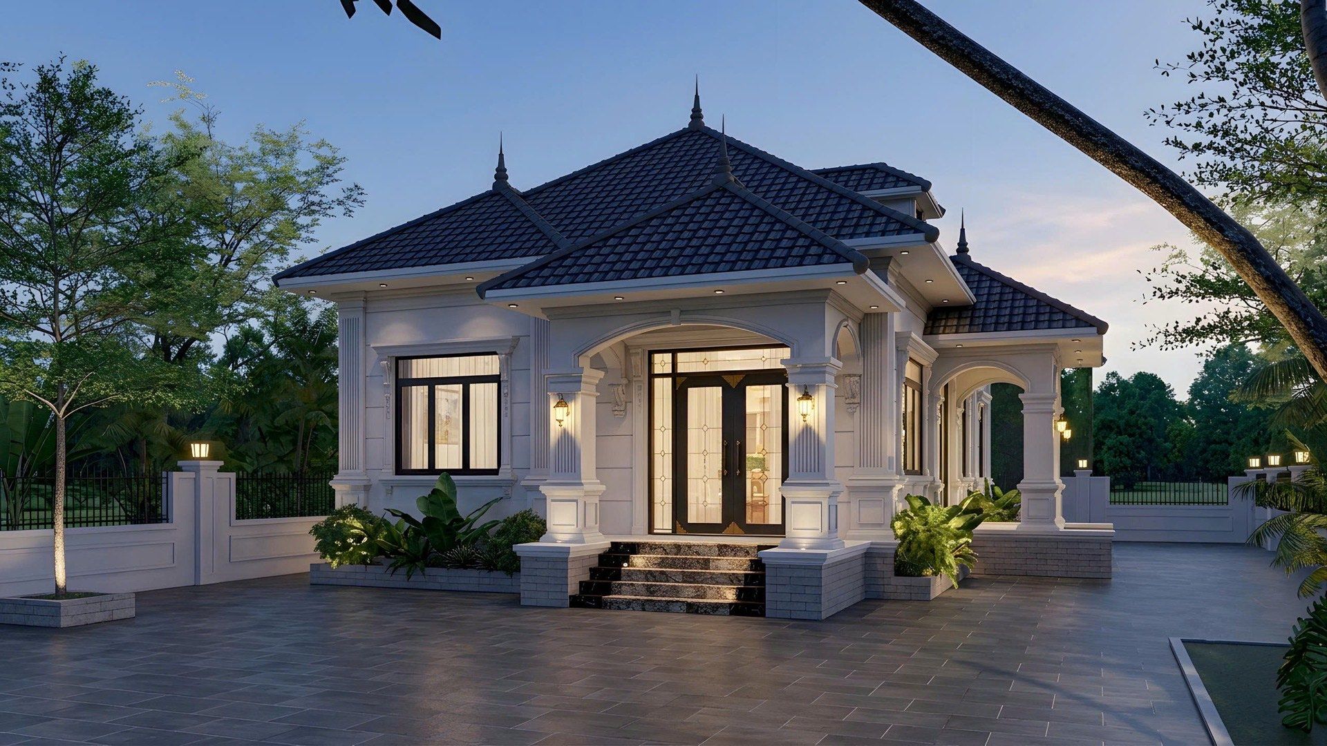 Mặt tiền về đêm
